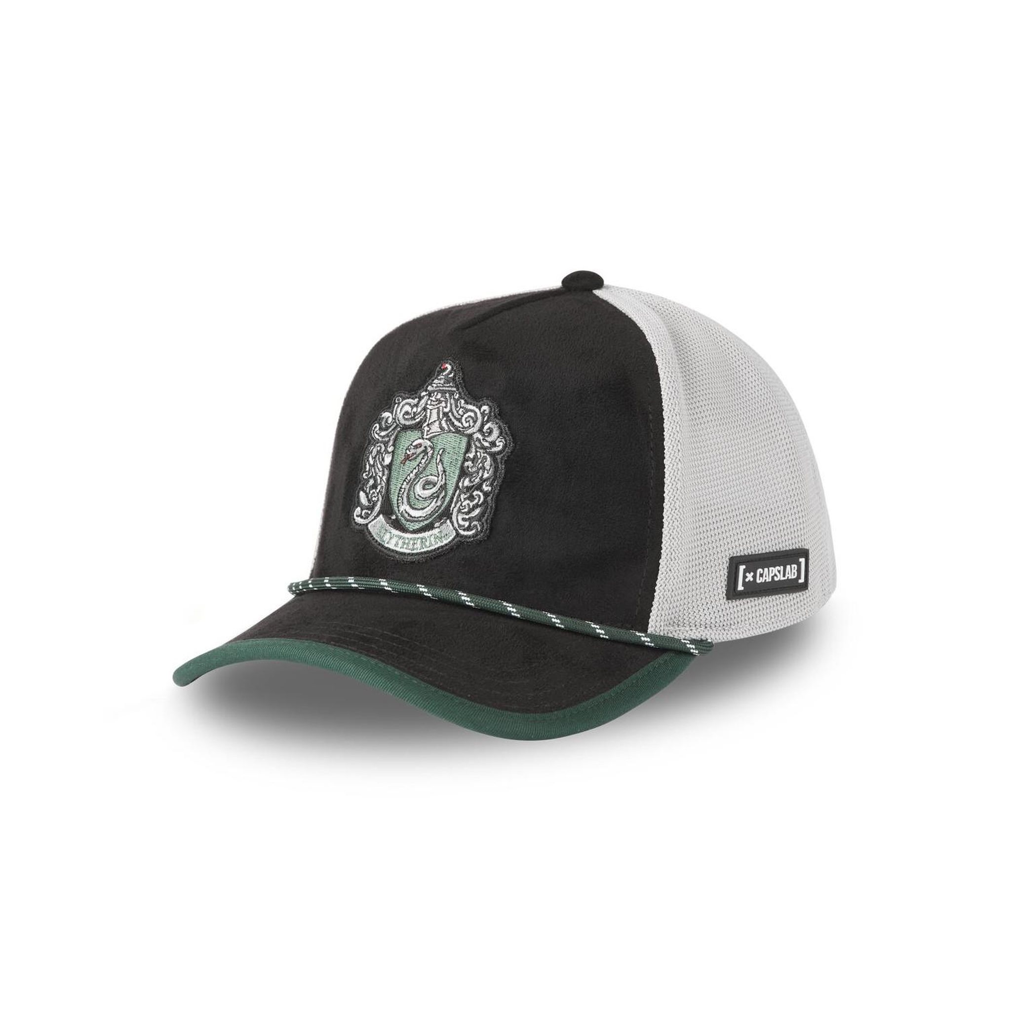 CAPSLAB Casquette prenium semi curved Slyherin. Coloris disponibles : Noir