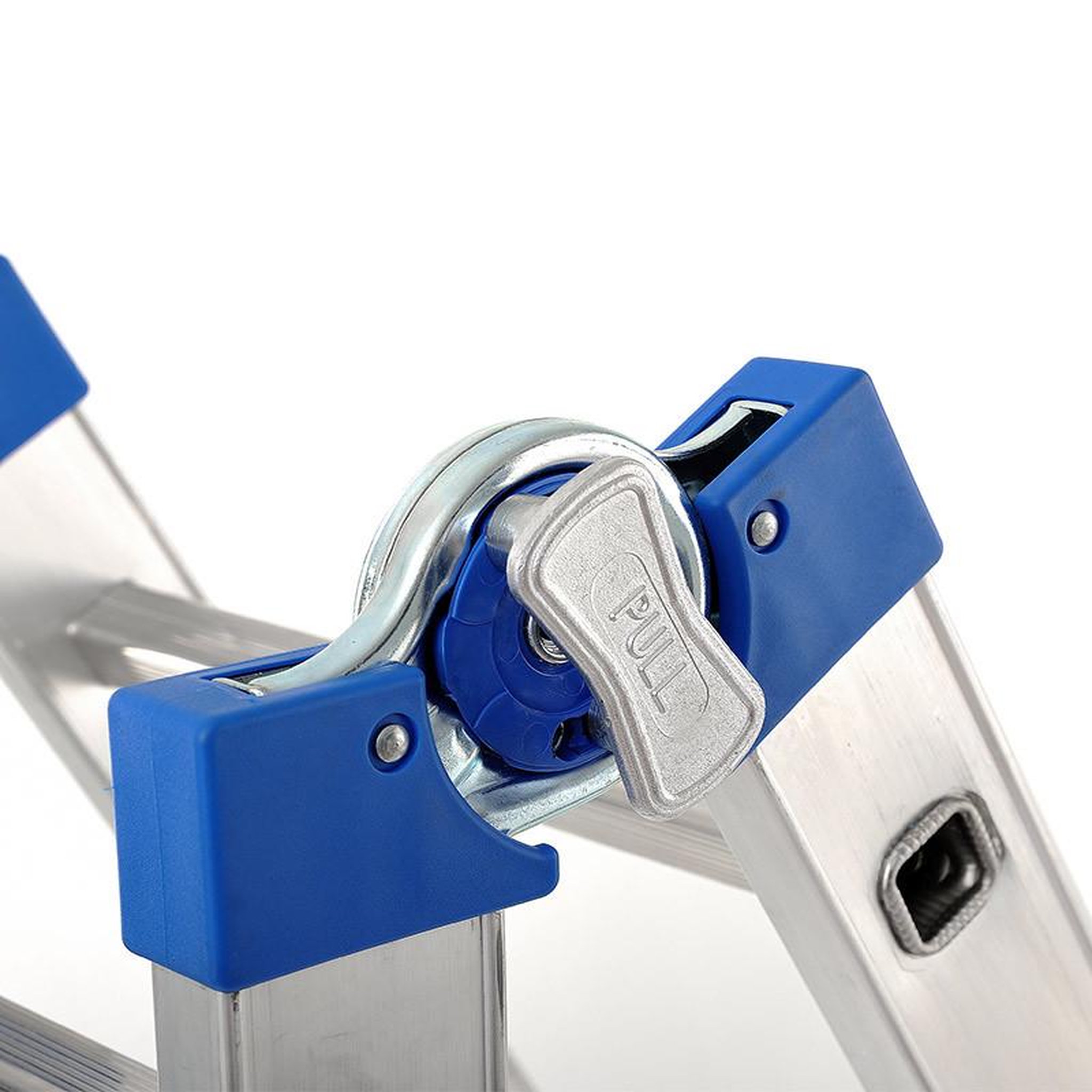 Voir la diapositive 4 : HAILO Echelle pliable multifonction télescopique 4x5 échelons 5,2m/6m Hailo ProfiLine