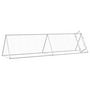 Voir la diapositive 3 : VIDAXL Cage pour poules argente 400x105x91 cm acier galvanise