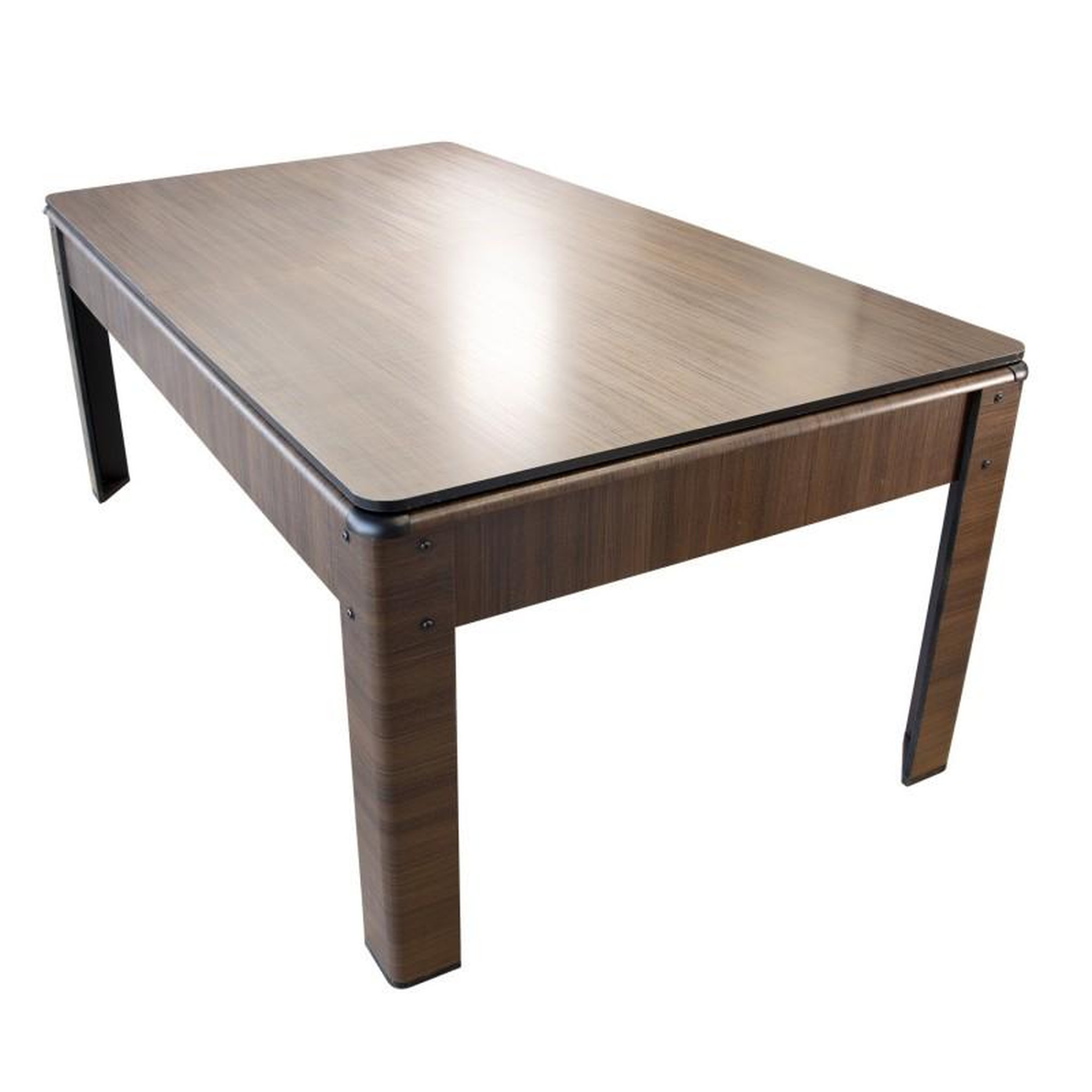 Voir la diapositive 3 : PLAY4FUN Billard Américain AMBIANCE 7Ft - 226,5 x 126,5 x 80 cm avec accessoires et plateau dînatoire - Couleur Chêne
