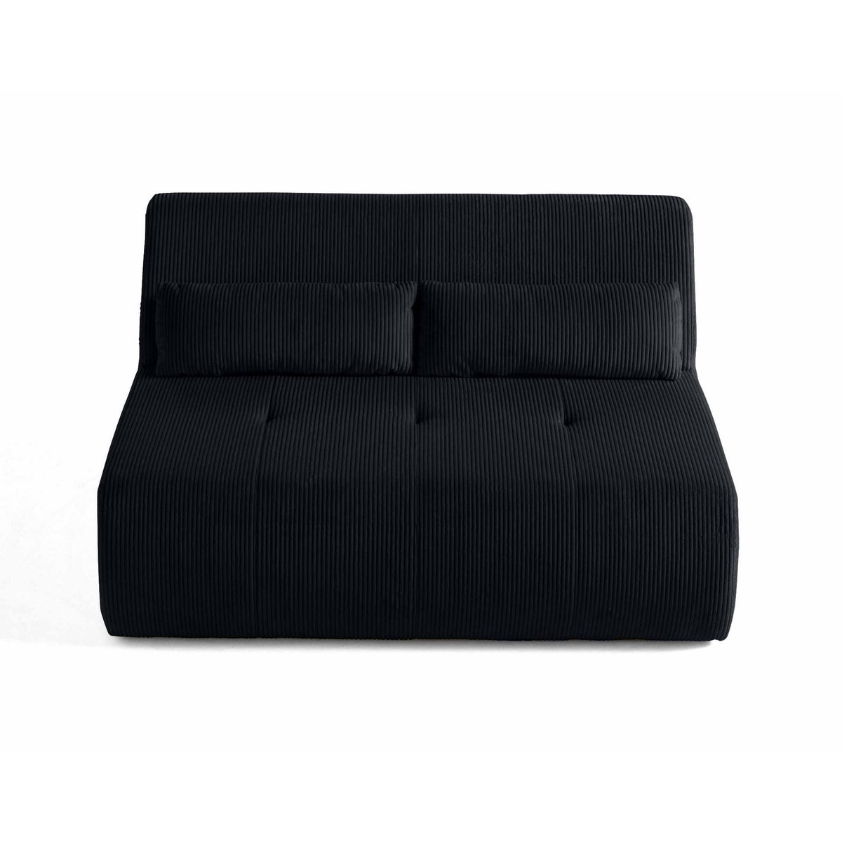 LISA DESIGN Onyx - canapé droit 2 places - en velours côtelé