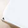 Voir la diapositive 2 : VIDAXL Drap-housse Jersey Blanc 180x200 cm Coton