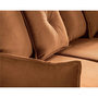 Voir la diapositive 4 : BEST MOBILIER Lena - canapé d'angle droit 5 places - convertible avec coffre - en velours côtelé