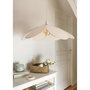 Voir la diapositive 6 : ATMOSPHERA Suspension en lin FLEUR - Diam 72 cm - Beige
