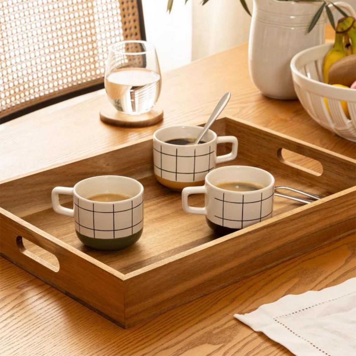 SECRET DE GOURMET Plateau de Service  Bois Acacia  42cm Marron