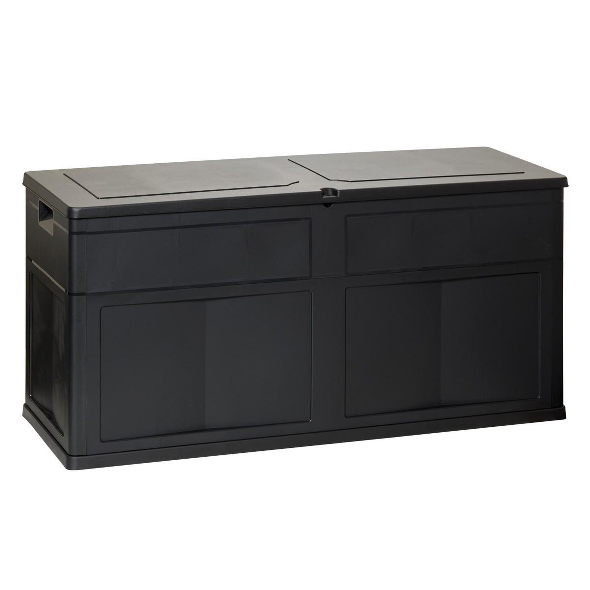 Voir la diapositive 1 : Toomax Coffre de Jardin en résine 320 Litres NOIR 119 X 46 X 60 cm Protection Anti UV TOOMAX