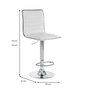 Voir la diapositive 4 : IDIMEX Lot de 2 tabourets de bar ROCA