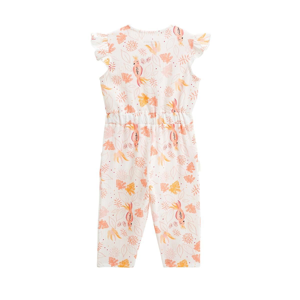 Petit Béguin Combinaison bébé en gaze de coton Sumba