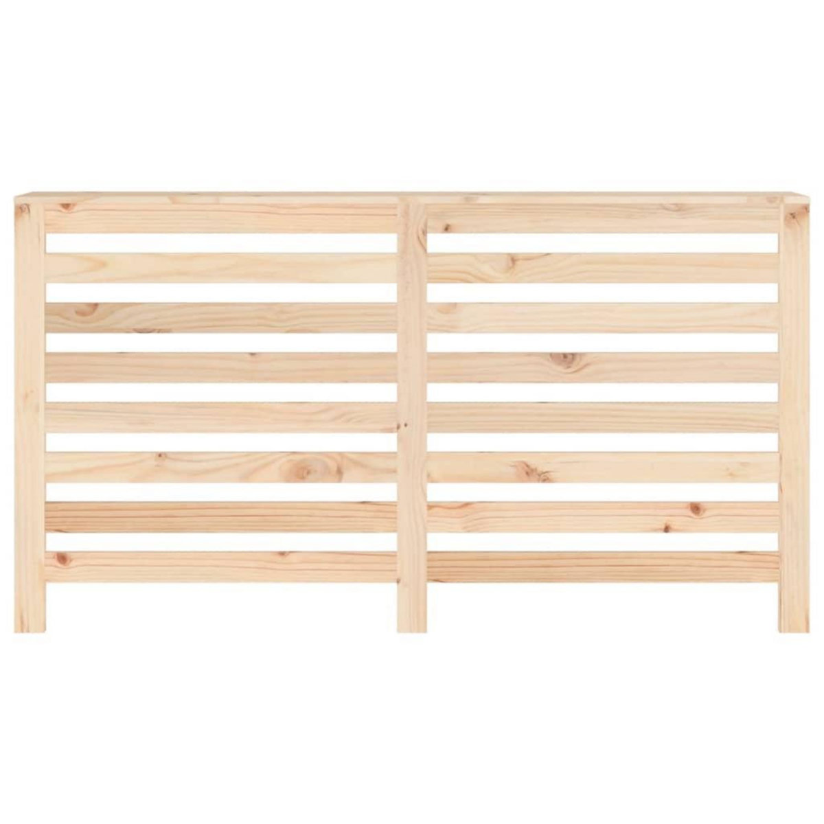 VIDAXL Cache-radiateur 153x19x84 cm Bois massif de pin