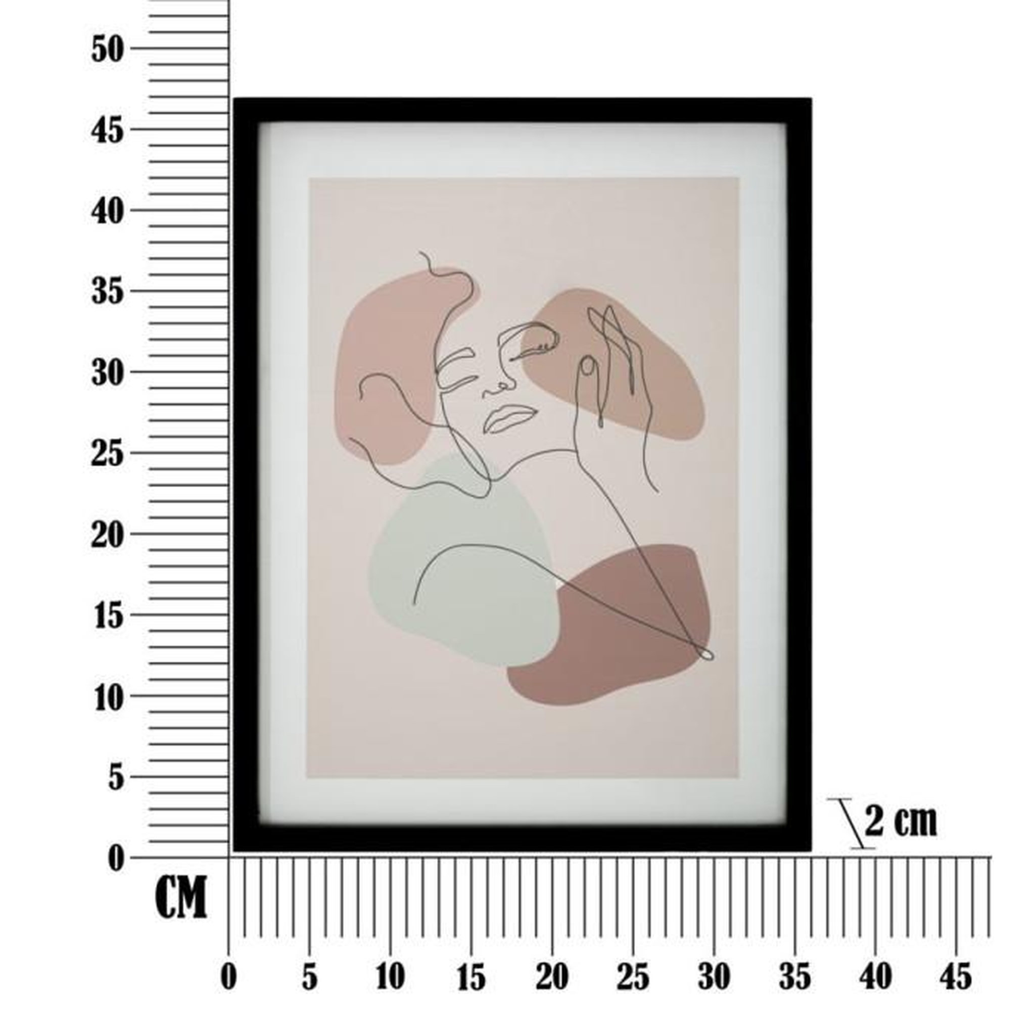 Voir la diapositive 6 : Paris Prix Cadre Déco  Face  35x47cm Multicolore