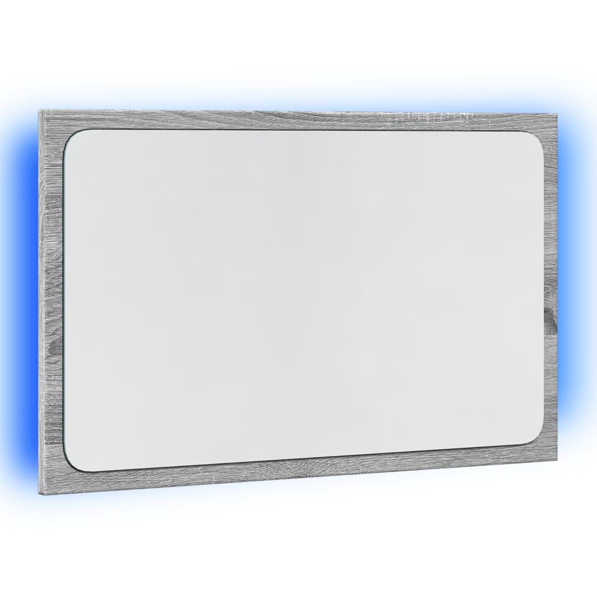 Voir la diapositive 5 : VIDAXL Miroir de salle de bain a LED sonoma gris bois d'ingenierie