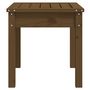 Voir la diapositive 5 : VIDAXL Banc de jardin marron miel 50x44x45 cm bois de pin massif
