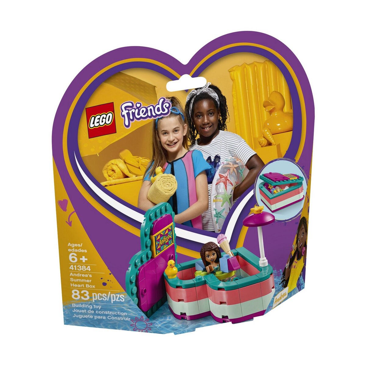 LEGO Friends 41384 - La boîte coeur d'été d'Andréa