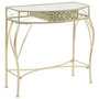 Voir la diapositive 1 : VIDAXL Table d'appoint Style français Metal 82 x 39 x 76 cm Dore