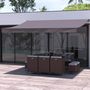 Voir la diapositive 2 : CONCEPT USINE Store banne manuel 4 x 3 m taupe ADRO