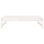 Voir la diapositive 4 : VIDAXL Repose-pied de jardin 120x80 cm blanc bois de pin massif