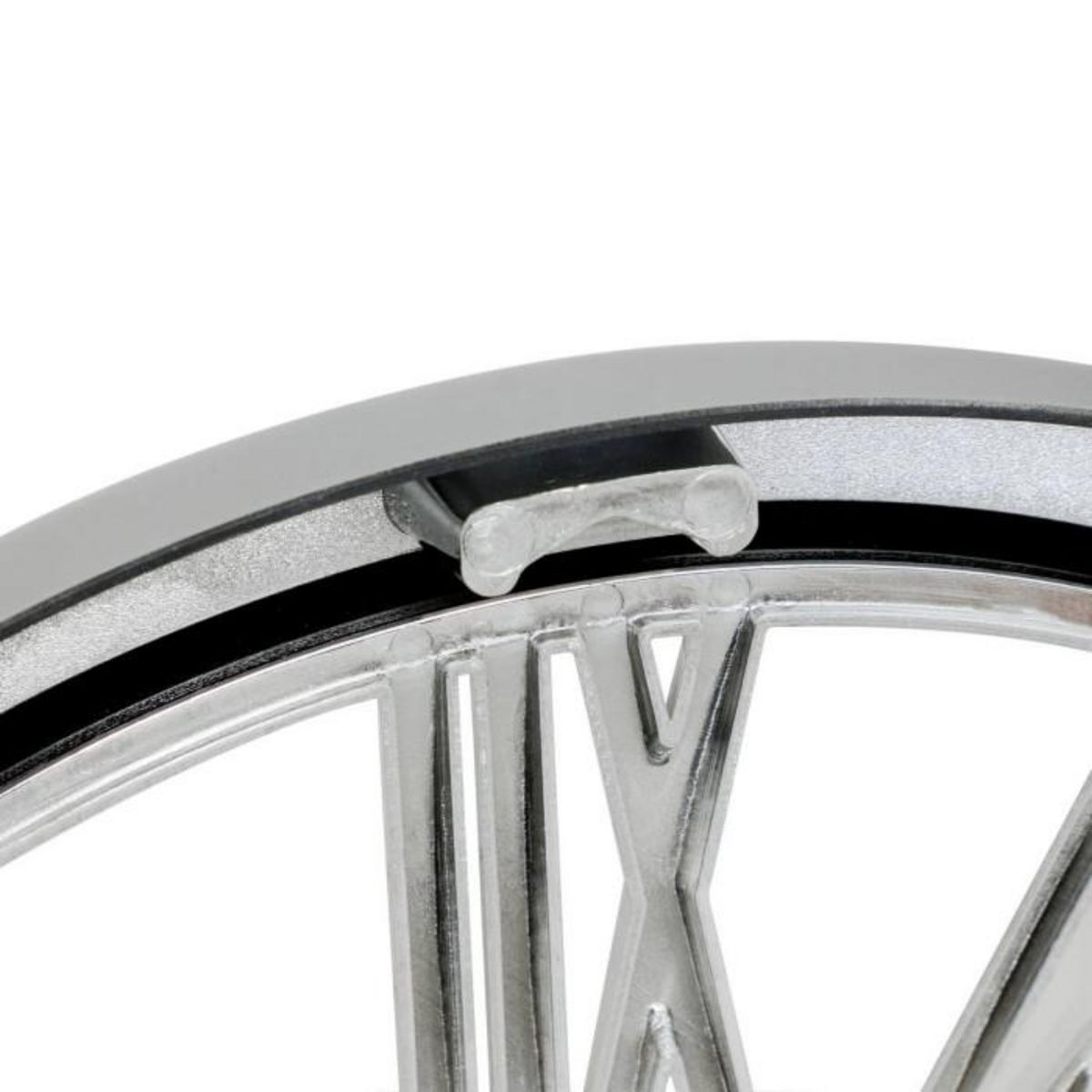 ATMOSPHERA Horloge Murale Mécanisme  Ricky  40cm Argent