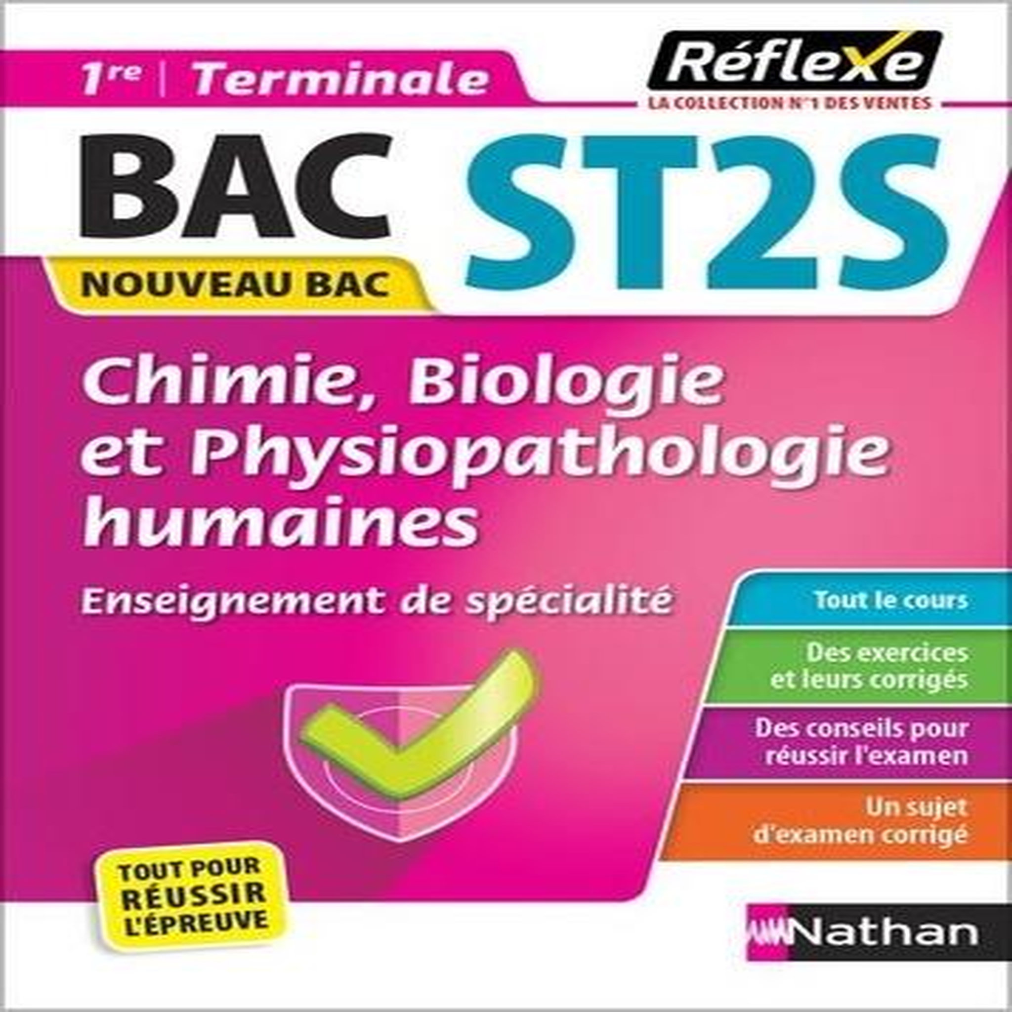 CHIMIE, BIOLOGIE ET PHYSIOPATHOLOGIE HUMAINES 1RE-TERMINALE ST2S. ENSEIGNEMENT DE SPECIALITE, Fanchon Ingrid