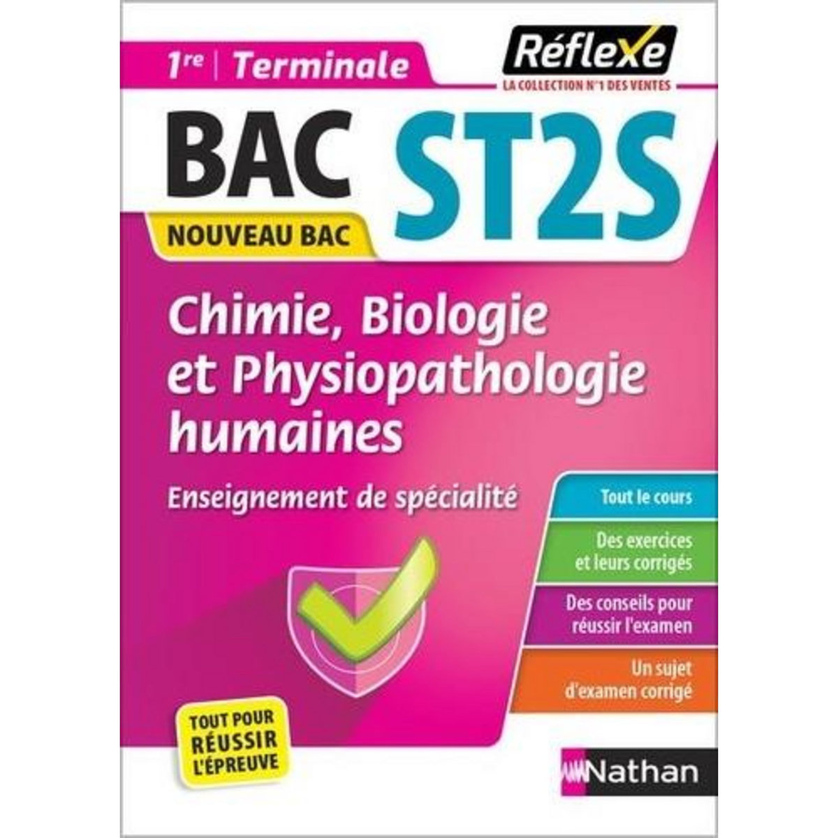 CHIMIE, BIOLOGIE ET PHYSIOPATHOLOGIE HUMAINES 1RE-TERMINALE ST2S. ENSEIGNEMENT DE SPECIALITE, Fanchon Ingrid