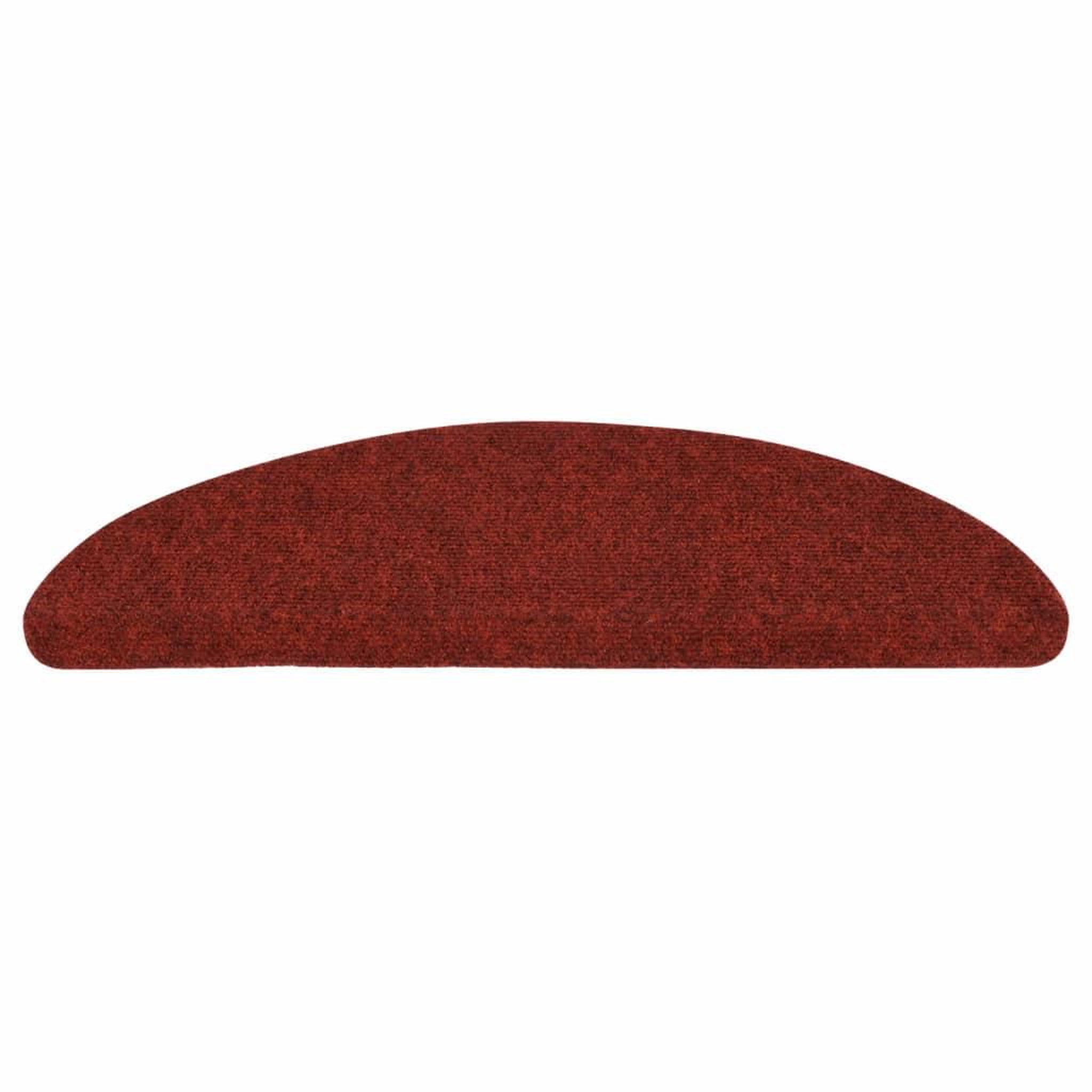 Voir la diapositive 4 : VIDAXL Tapis d'escalier autocollants 15 pcs 56x17x3 cm Rouge