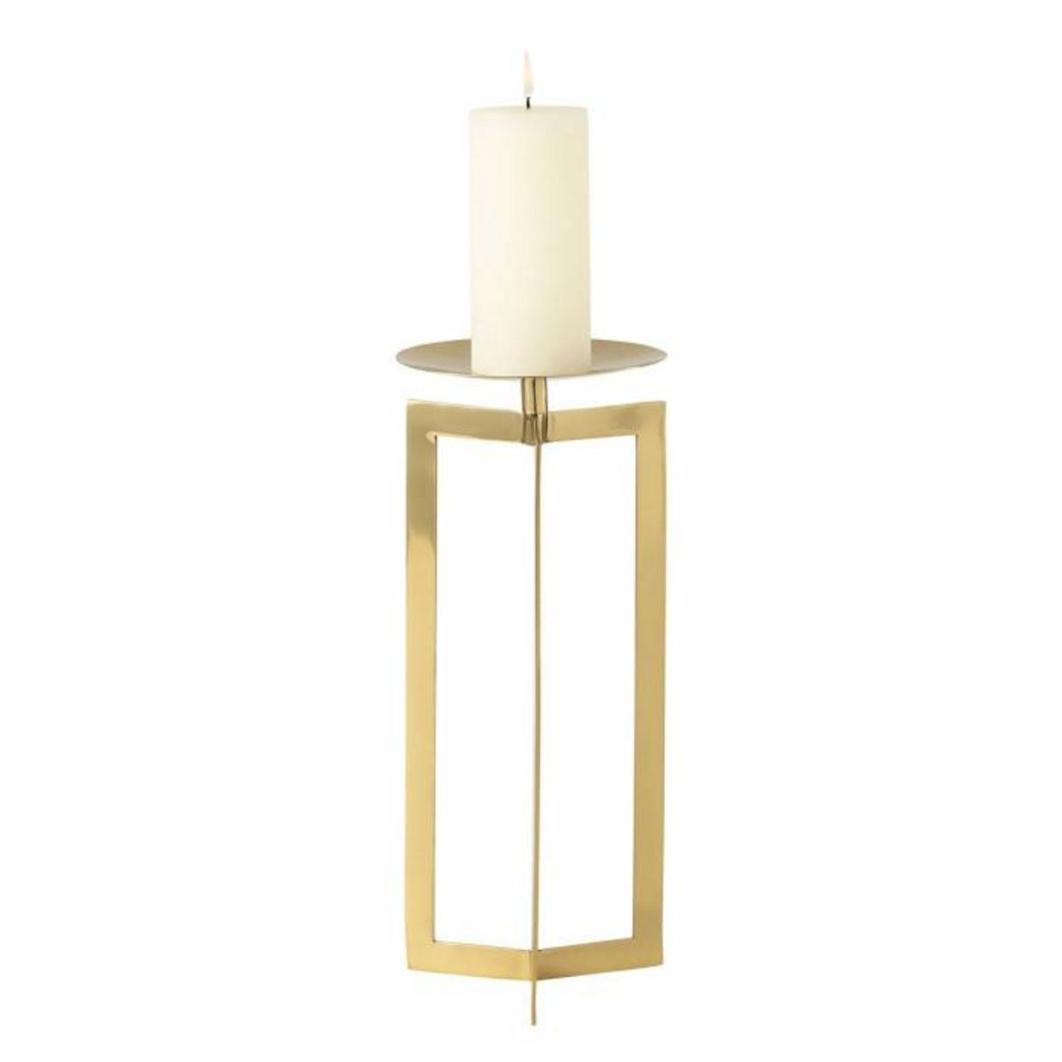 Paris Prix Photophore Design en Métal  Adia  38cm Or