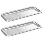 Paris Prix Lot de 2 Plateaux à Cake  Luis  35cm Argent