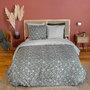 Voir la diapositive 1 : Home collection Parure de couette 3 pcs 100% microfibre, indily