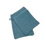 Voir la diapositive 2 : ACTUEL Lot de 2 gants de toilette unis en coton 500 g/m²