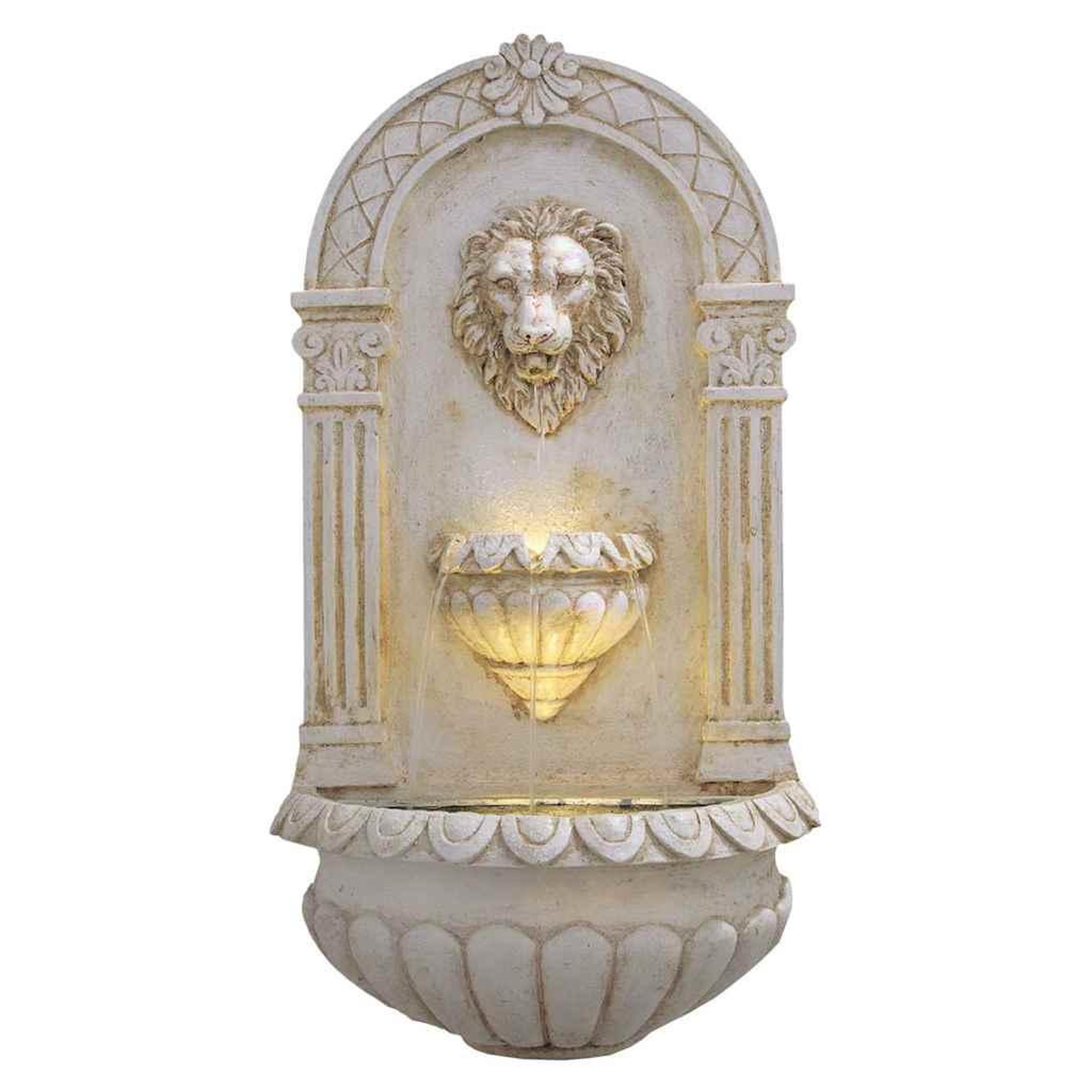 Ubbink Ubbink Fontaine murale de jardin Acqua Arte Assoro Lion
