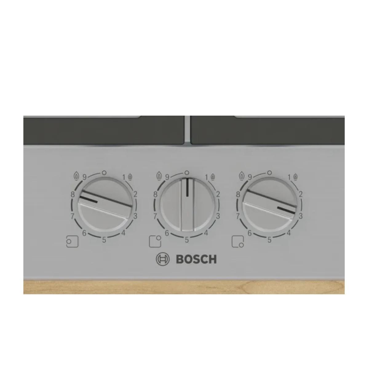 BOSCH Plaque de cuisson gaz 60cm 3 feux 8000w - PCC6A5I90