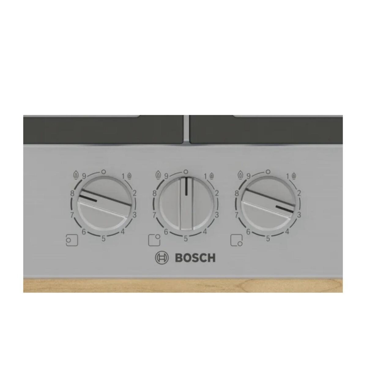 BOSCH Plaque de cuisson gaz 60cm 3 feux 8000w - PCC6A5I90