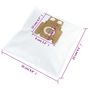 Voir la diapositive 6 : VIDAXL Sacs d'aspirateur pour Miele K 20 pcs