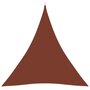 VIDAXL Voile de parasol Tissu Oxford triangulaire 3x3x3 m Terre cuite