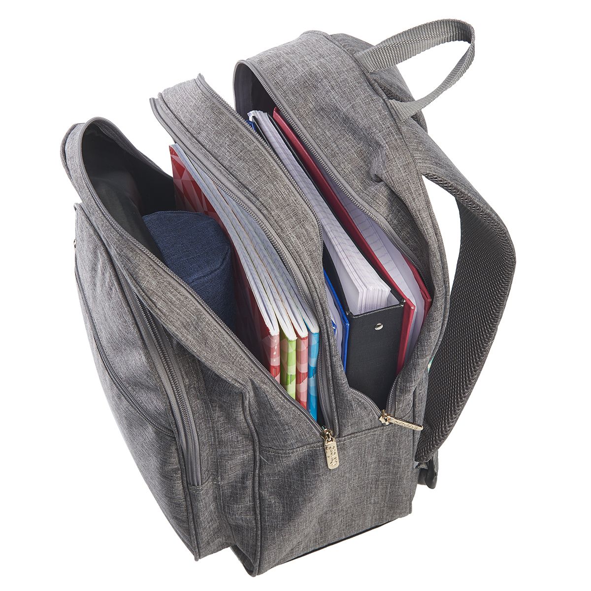 OXFORD Sac à dos 2 compartiments grise