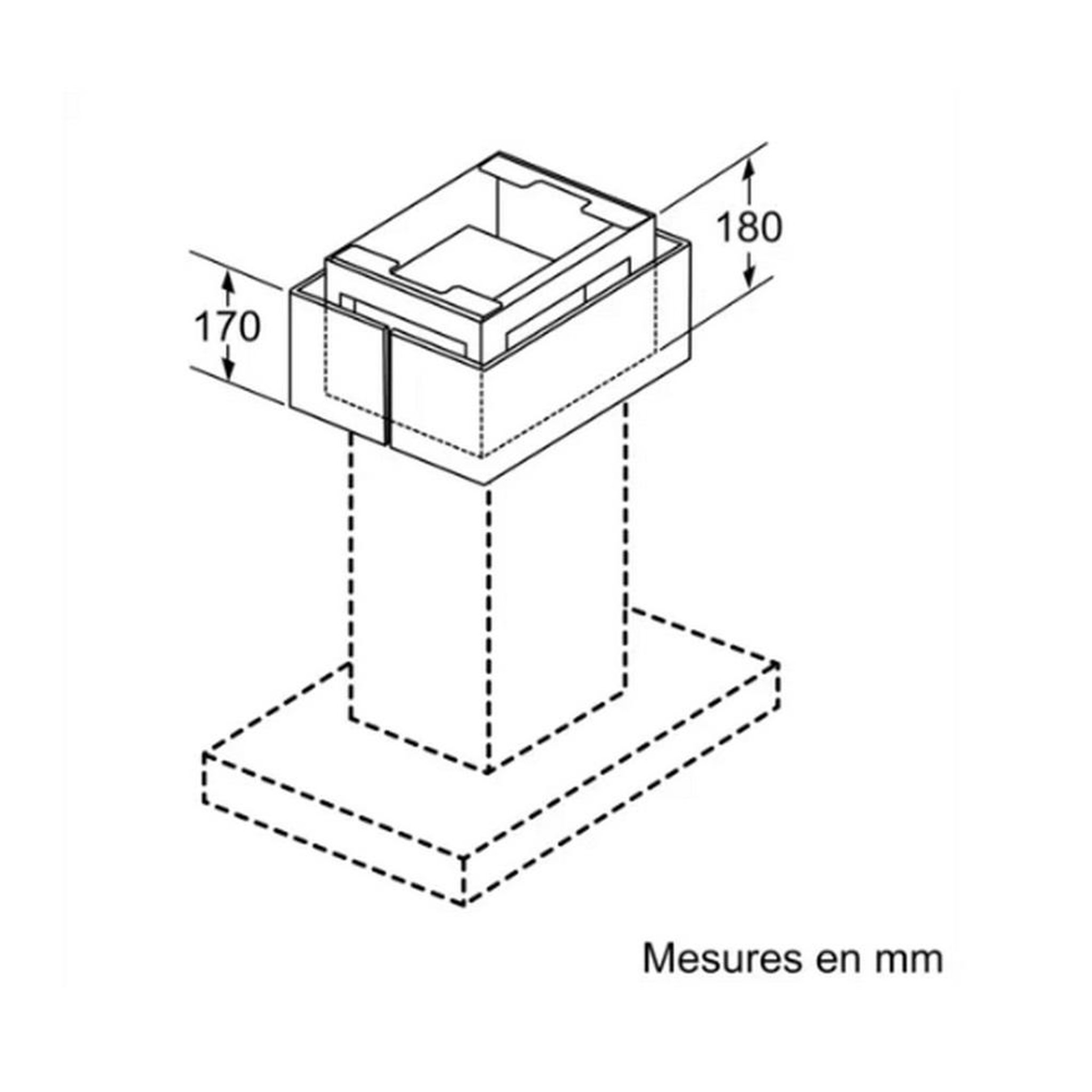 Voir la diapositive 3 : Siemens Module de recyclage pour hotte - lz22fxd51