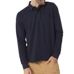 TBS Polo Manches  ongues  Homme TBS CAVEZPO. Coloris disponibles : Bleu