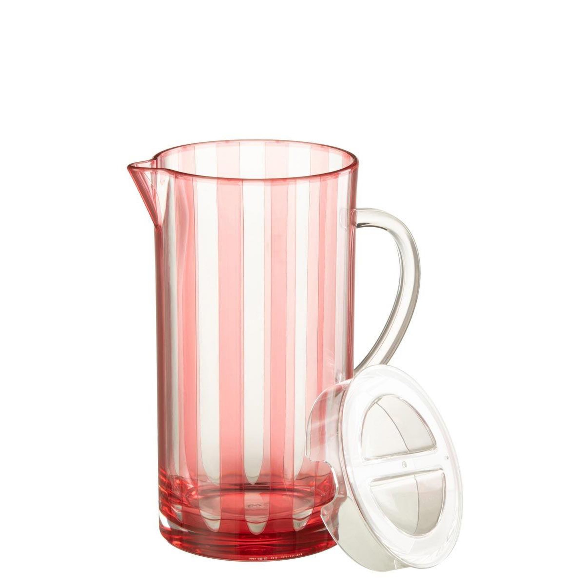 Voir la diapositive 2 : J-LINE Carafe en plastique  mélanie  2,36l rouge