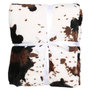 Voir la diapositive 3 : ATMOSPHERA Plaid Vache - 130 x 160 cm - Blanc et marron