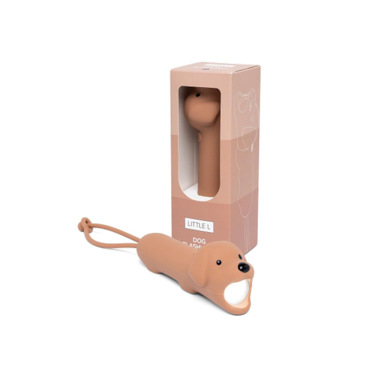 LITTLE L Lampe de poche silicone - Chien