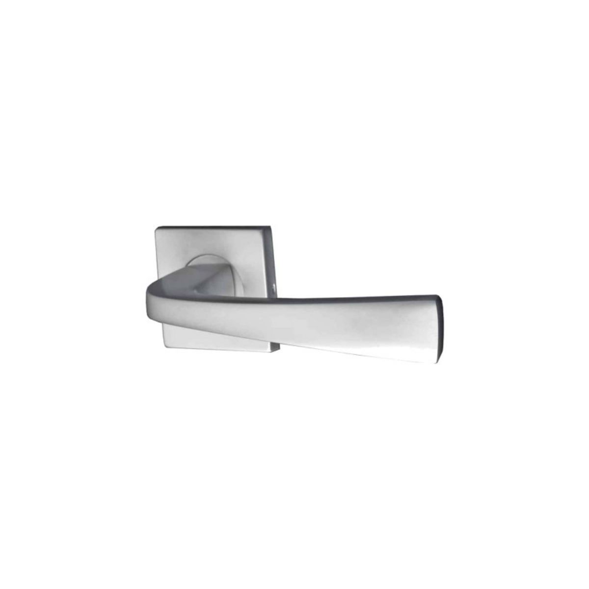 ESPACE-BRICOLAGE Poignée de porte Aluminium - Ambiance - Finition Chrome perle