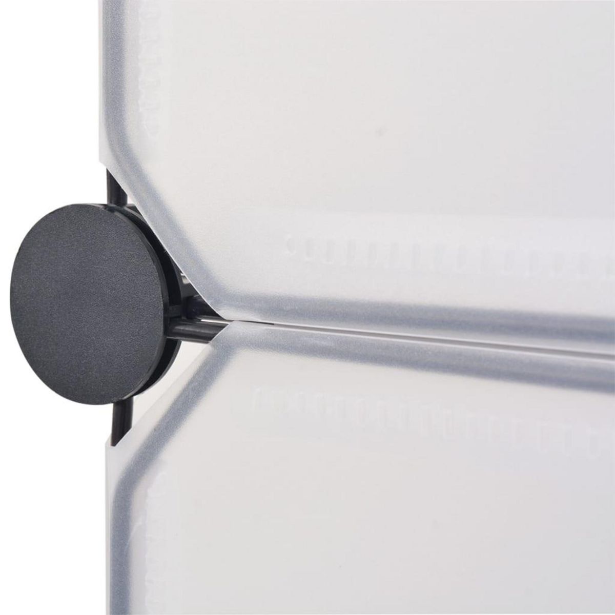 VIDAXL Armoire a chaussures avec 10 compartiments Blanc