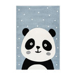 Paris Prix Tapis de Chambre Enfant Panda  Madurra  Bleu. Coloris disponibles : Bleu