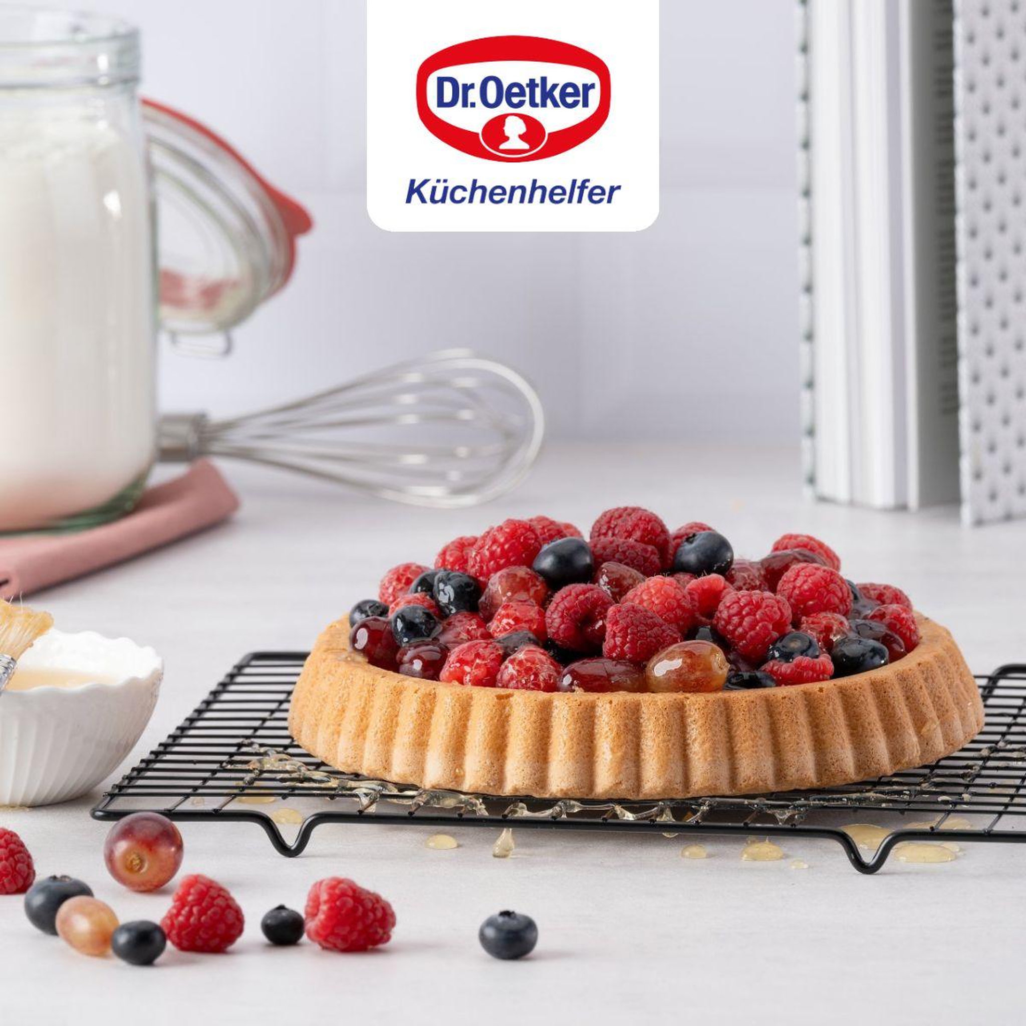 Voir la diapositive 6 : DR.OETKER Ensemble de 2 Moules à tarte renversée 22 cm Dr.Oetker Tradition