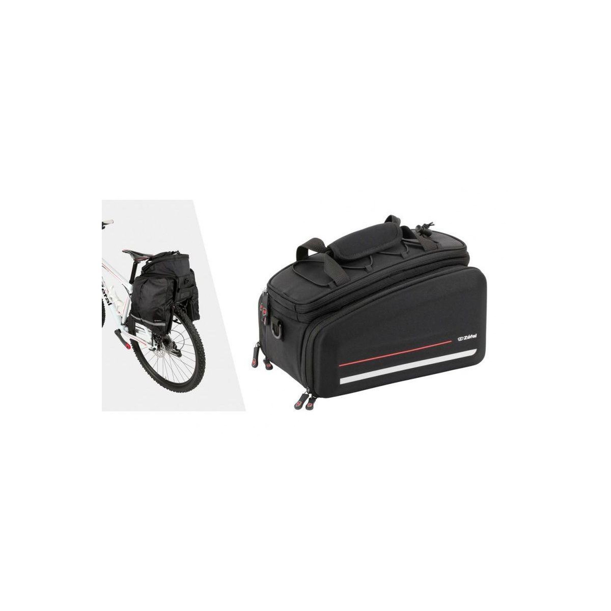 Voir la diapositive 4 : ZEFAL Sacoche porte bagage ZTraveler 80