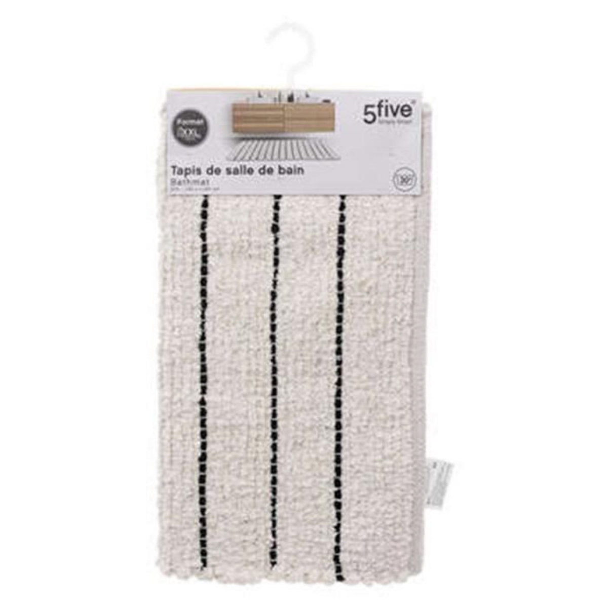 Paris Prix Tapis de Salle de Bain  Microfibre  50x120cm Beige