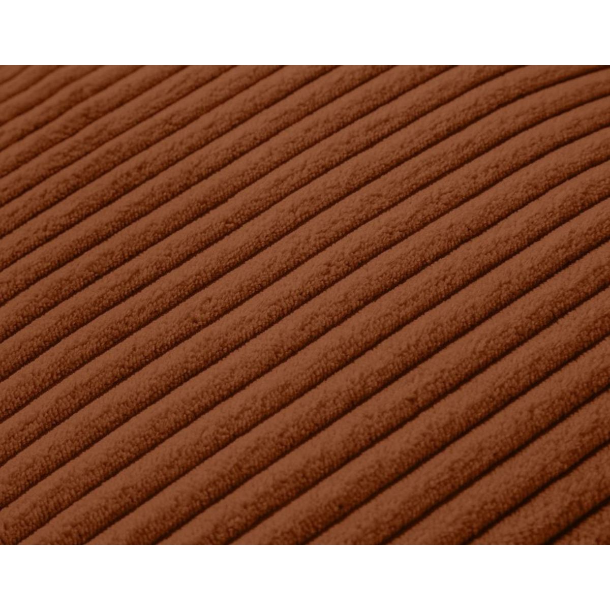 LISA DESIGN Garance - module d'assise 2 places avec accoudoir droit - en velours côtelé