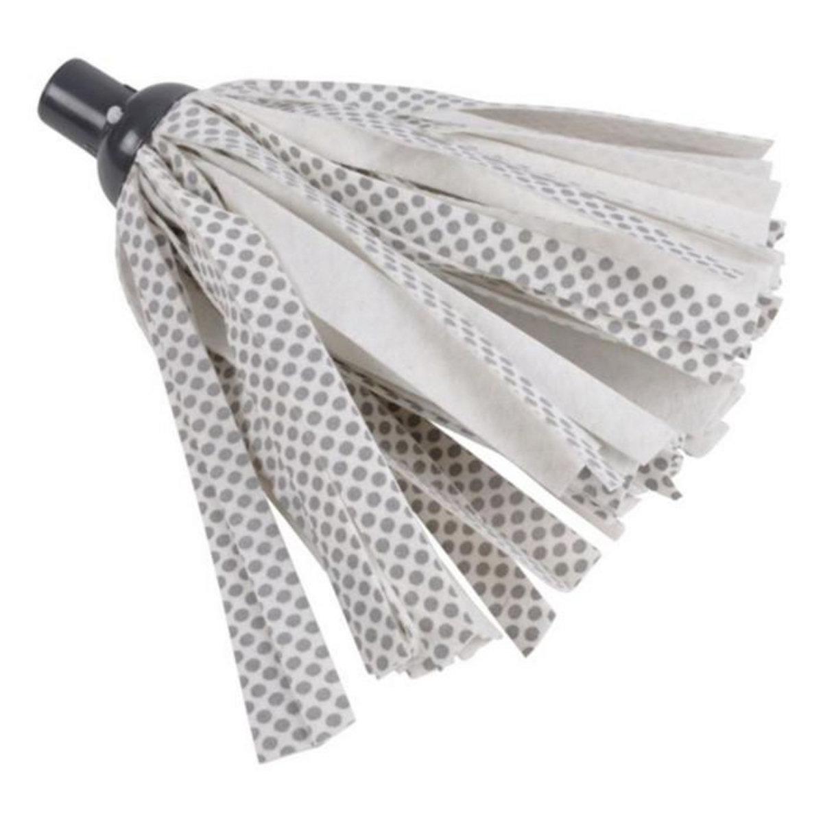 Paris Prix Tête de Balai  Franges Longues Grattantes  25cm Écru