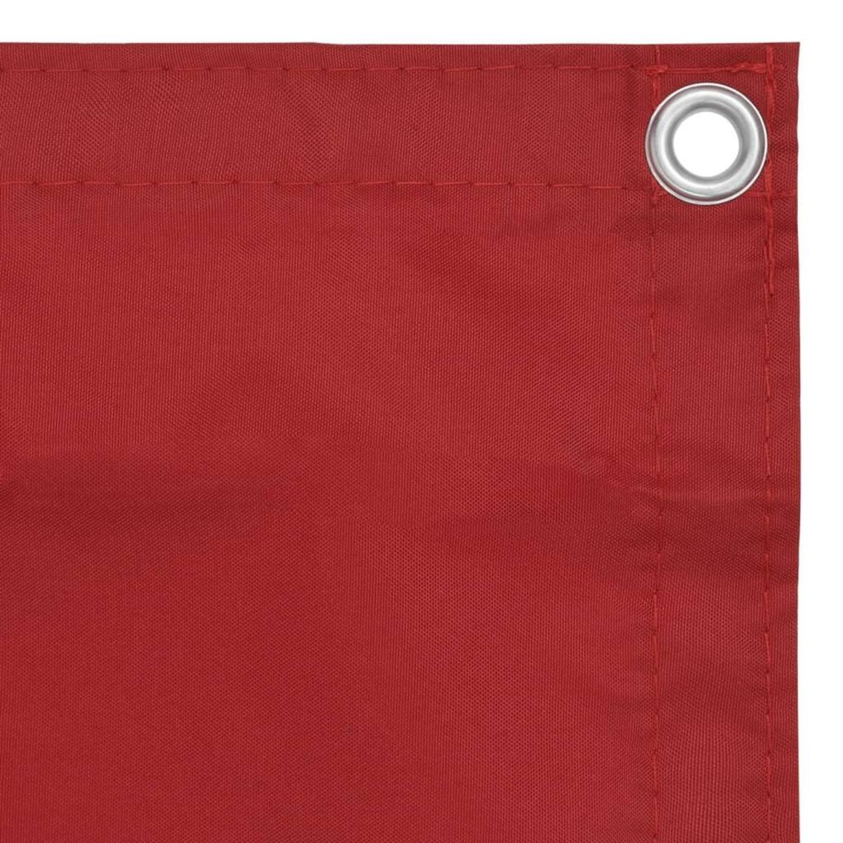 VIDAXL Ecran de balcon Rouge 75x500 cm Tissu Oxford
