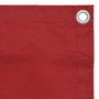 Voir la diapositive 3 : VIDAXL Ecran de balcon Rouge 75x500 cm Tissu Oxford