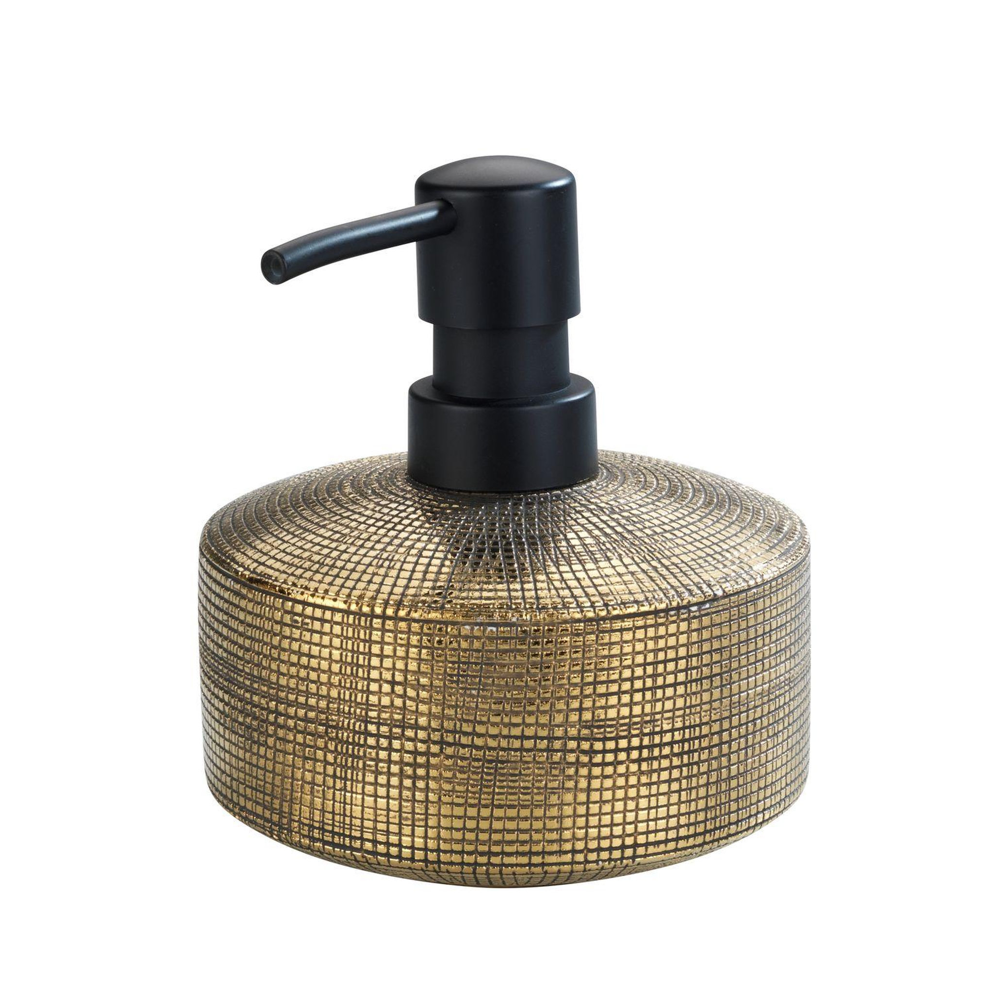 Wenko Distributeur de savon design rivara - doré